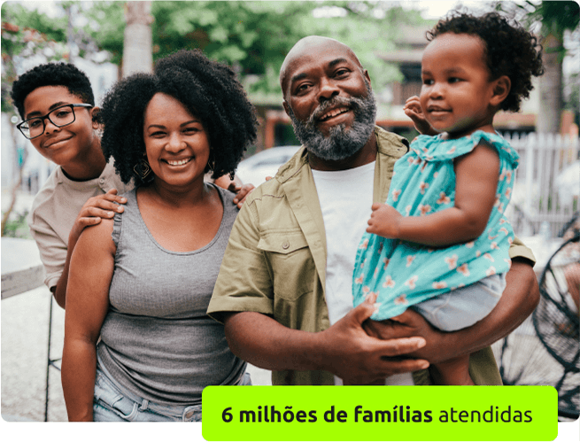6 milhões Familias Atendidas